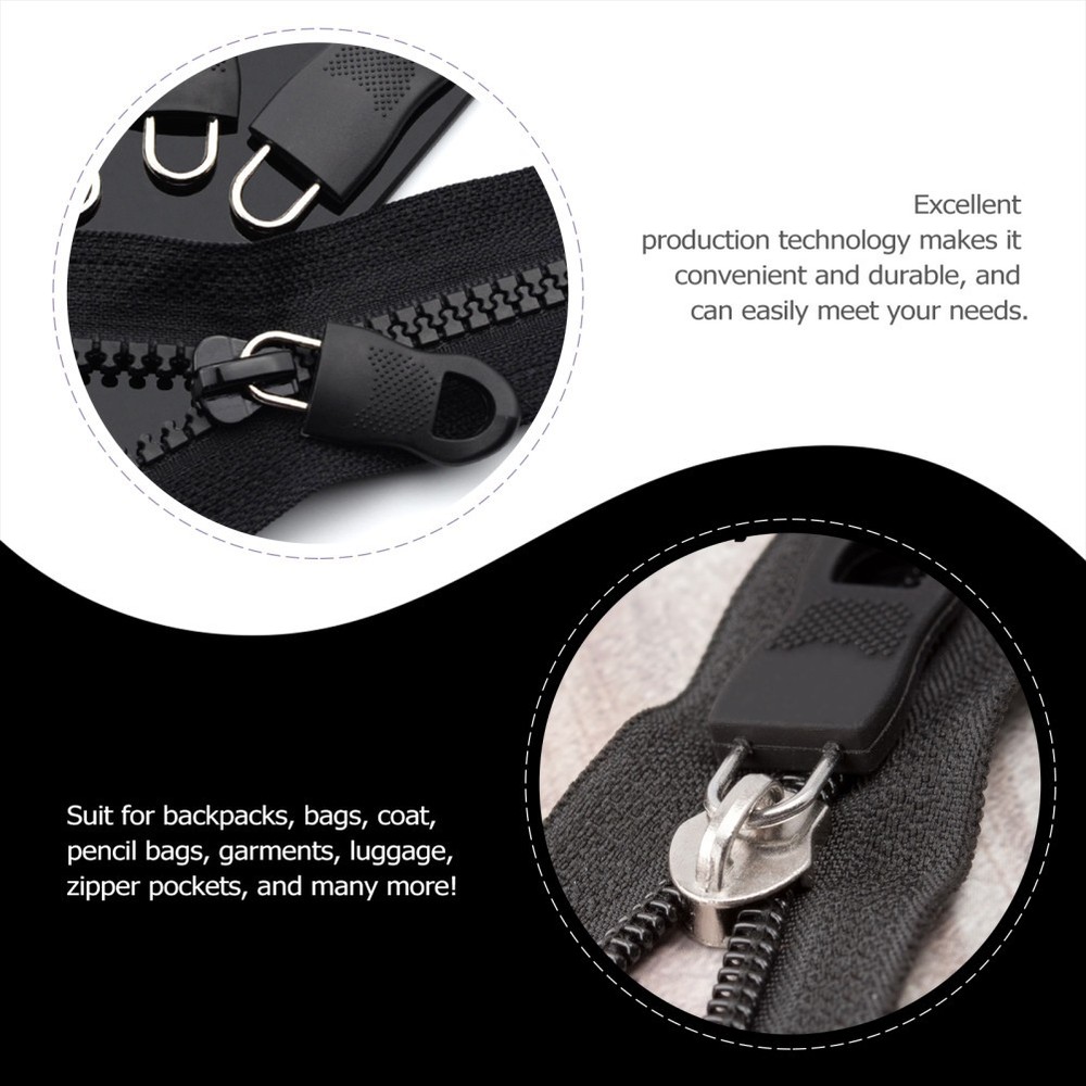 12 Pcs Replaceable Zipper Heads Removable Pull Universal Replacement