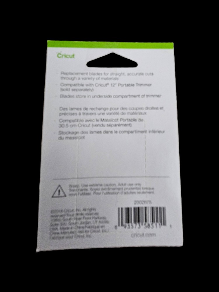 Cricut Portable Trimmer Replacement Blades/2 Ct