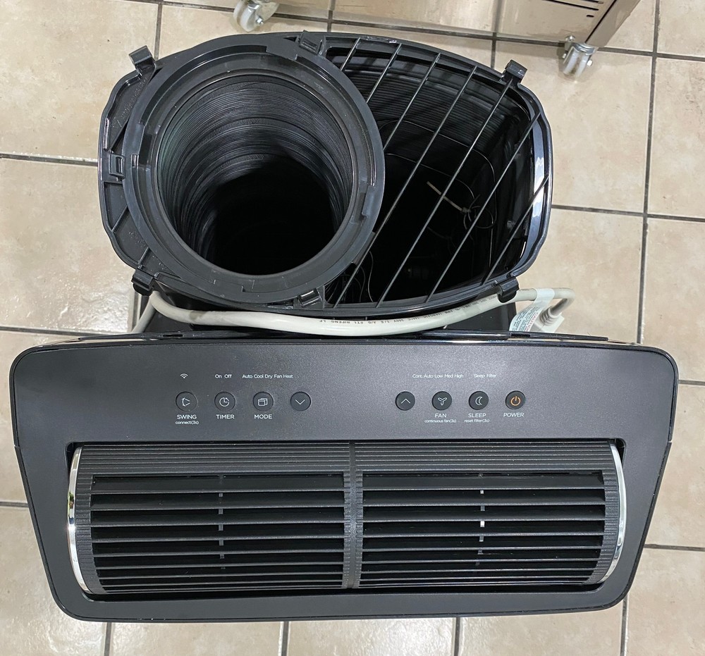 Midea Duo MAP14HS1TBL Portable Air Conditioner - Black with Remote