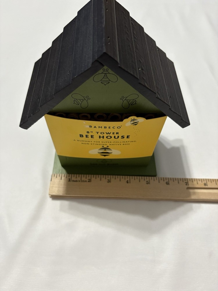 BAMBECO 8" Tower Bee House Green