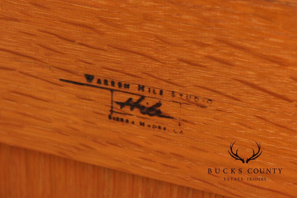 Warren Hile Studio Mission Oak Sideboard