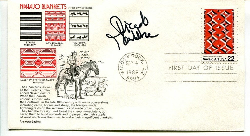 UNIDENTIFIED -  FDC signed AUTOGRAPH 7532