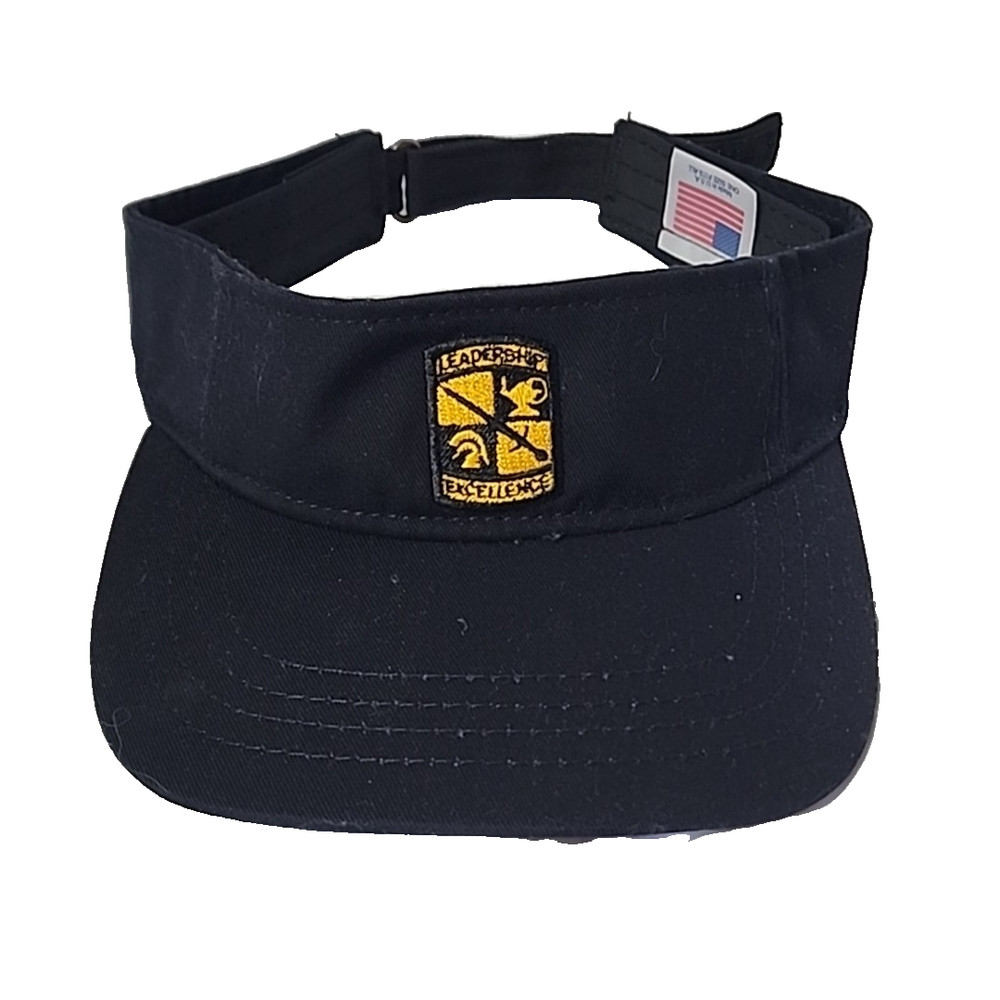 Army ROTC Leadership Excellence Visor Black Yellow Patch
