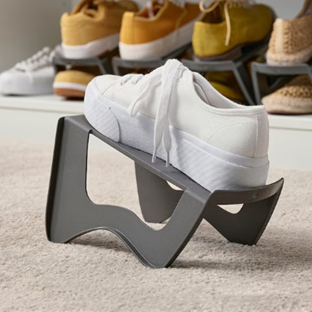 Shoe Slots Shoe Stacking Organizer Stackable Double-Layer Non-Slip