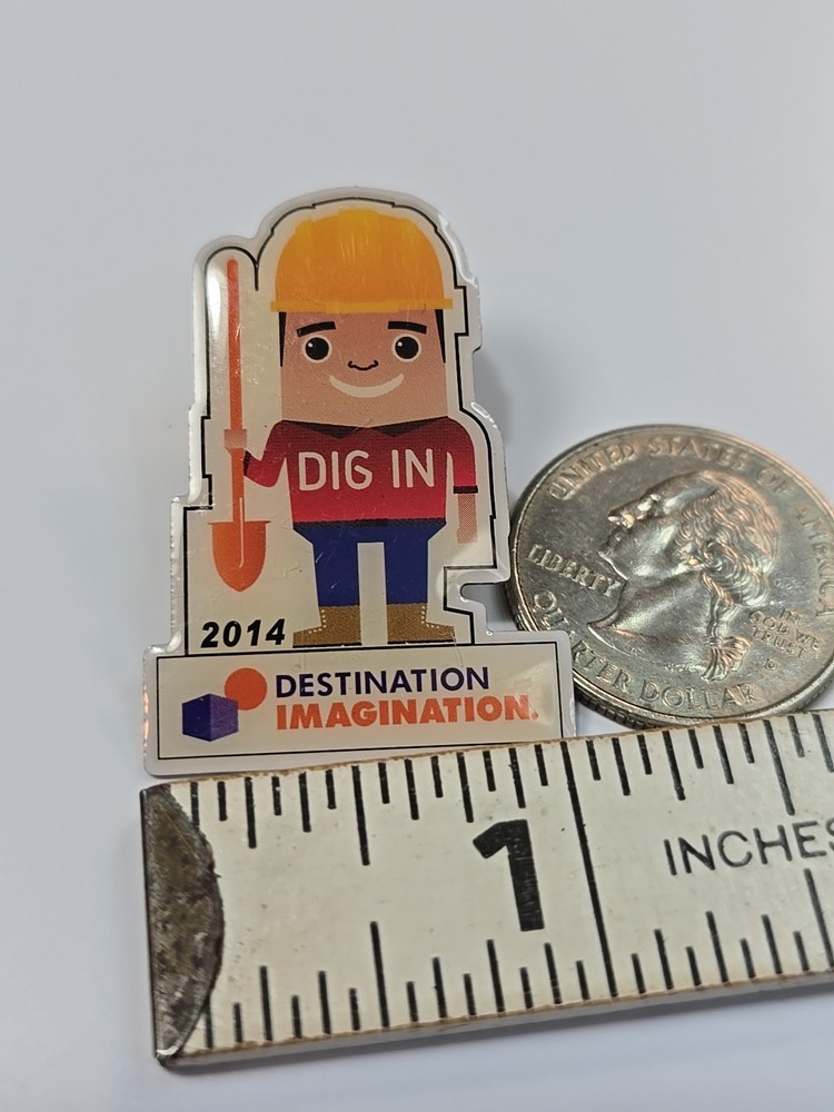 Destination Imagination Lapel Pin Dig In 2014