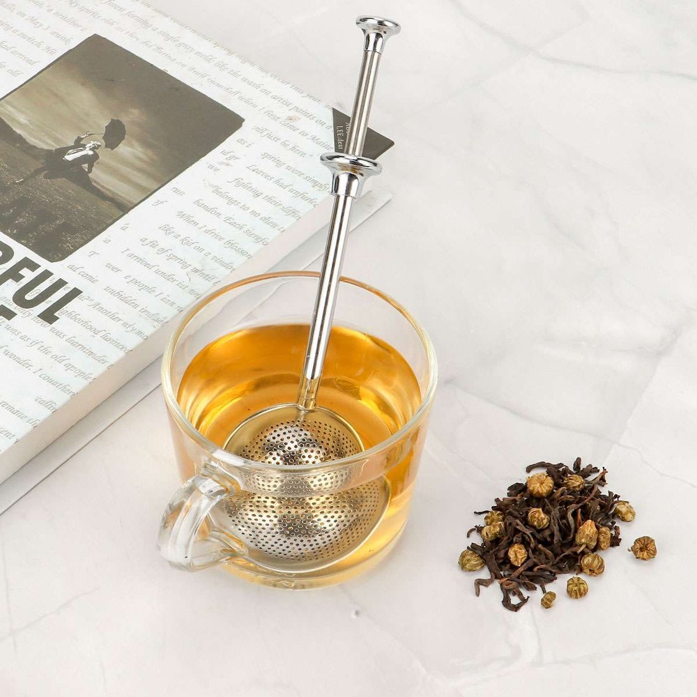 General Tea Infuser Mesh Leaf Strainer Filter Herb Steeper Stainless Steel US