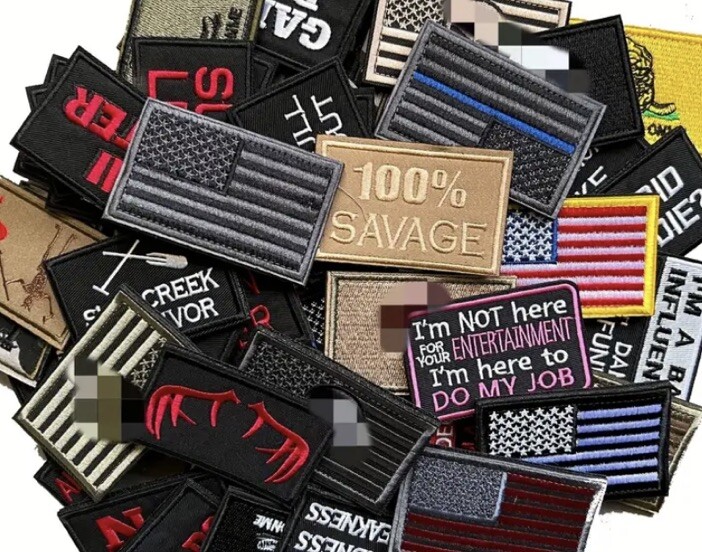 Tactical Patches 20 Count