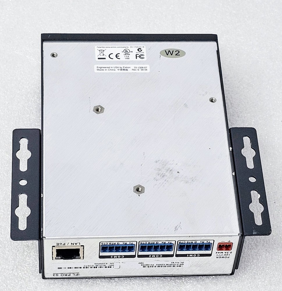 Extron IPL Pro S3 IP Link Pro Control Processor w/ 2x Terminal Connectors-Serial