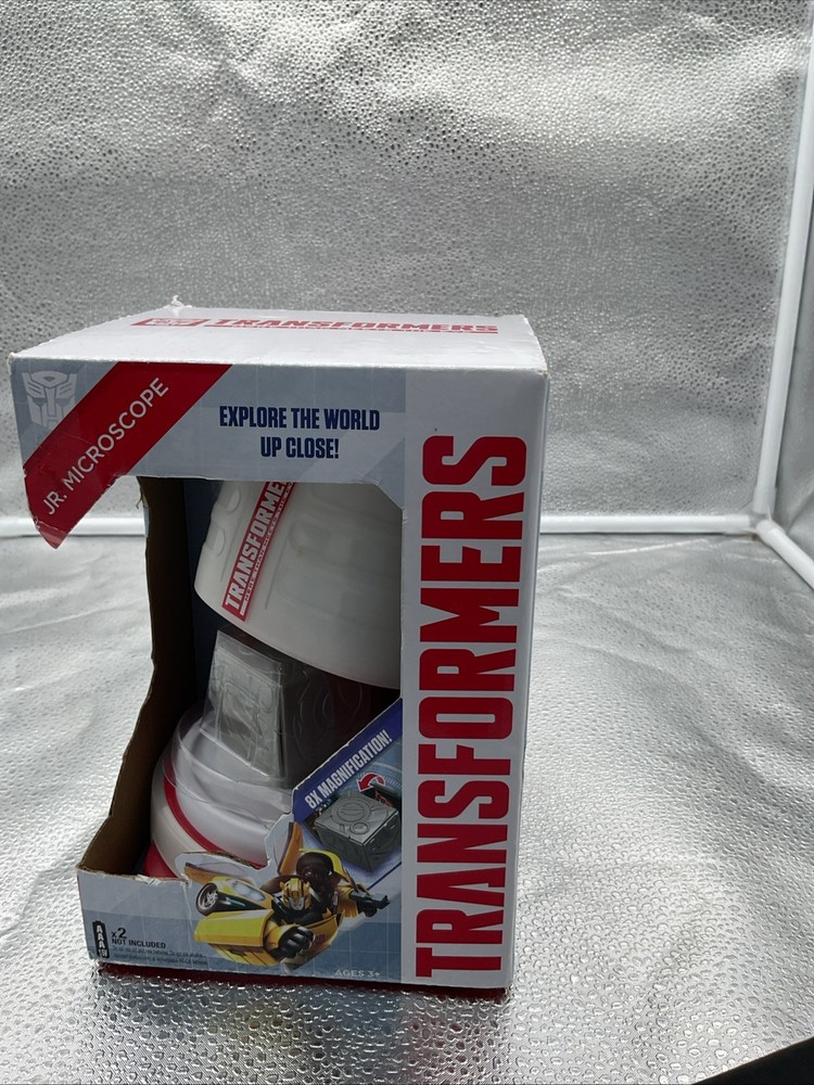 Transformers Jr. Lighted Microscope 8X Magnification New~Sealed