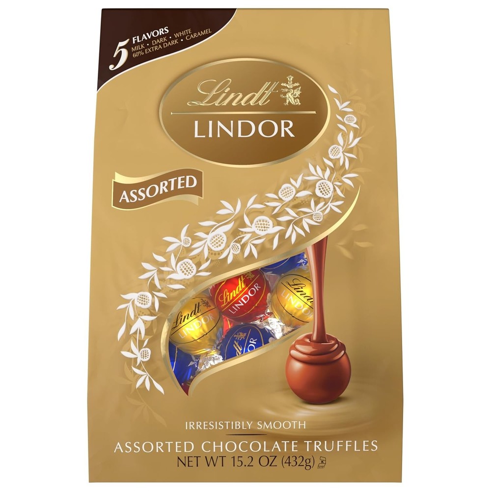Assorted Chocolate Candy Truffles, Chocolate with Smooth, Melting Truffle Cen...