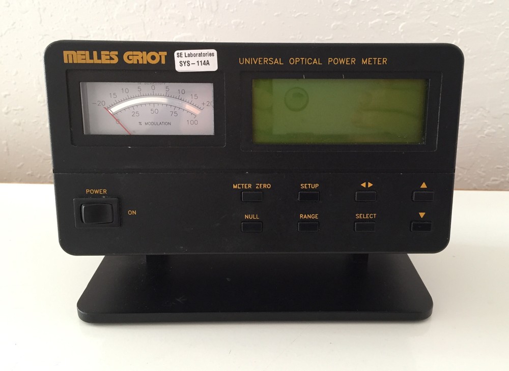 Melles Griot Universal Optical Power Meter