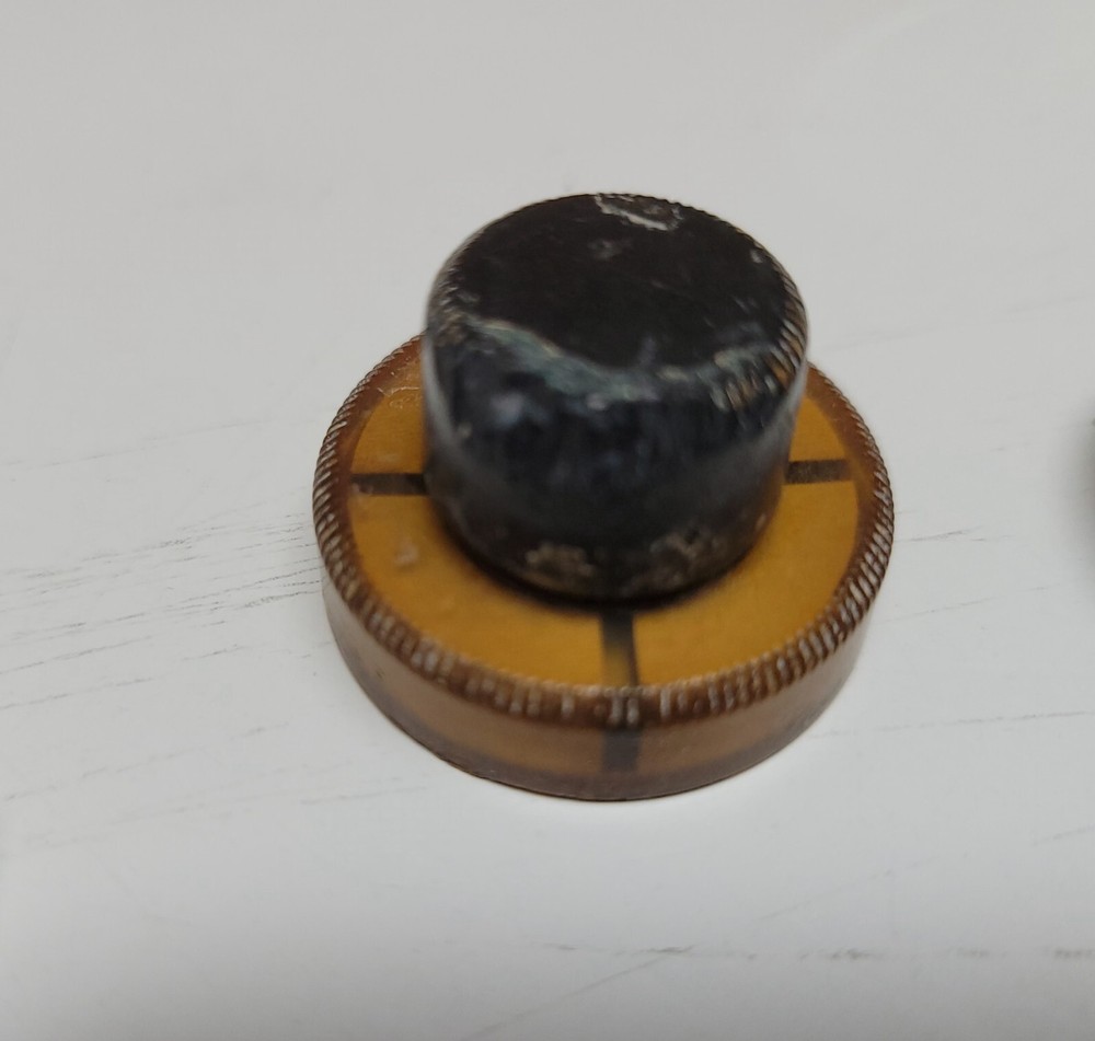 Firestone Radio Cabinet Tuning Knobs Door Pulls Vintage Metal Plastic
