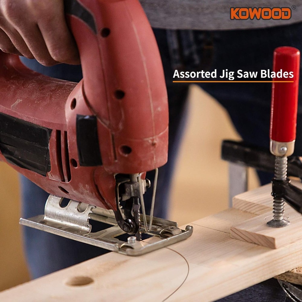 Versatile 21-Piece Jigsaw Blades Set – T-Shank Compatibility for Every Project