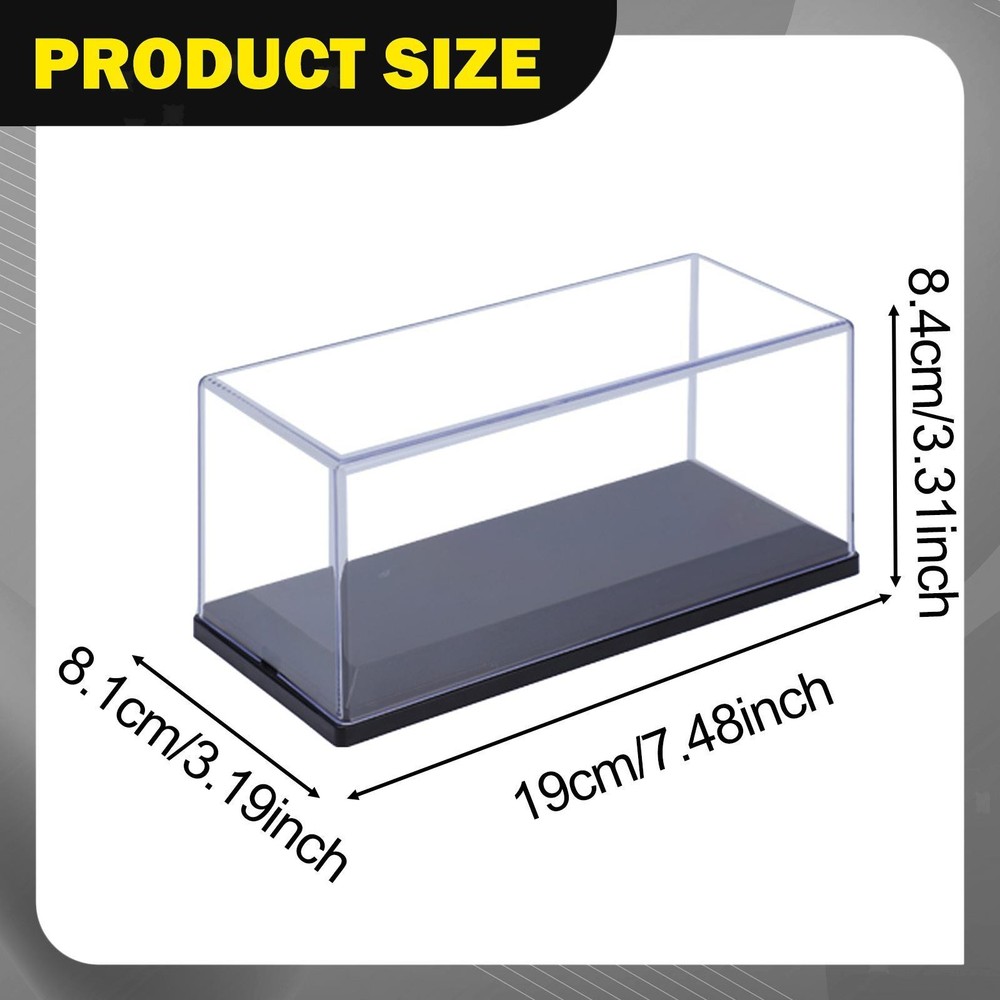 1/43 Scale Model Car Display Case Figure Display Box for Miniature