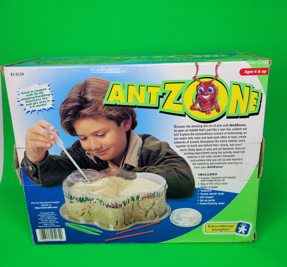Vtg AntZone Ant Farm - Open Box Complete Never Used