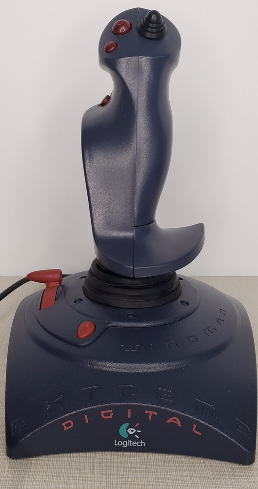 Vintage Logitech Wingman Extreme Digital Joystick | In Original Box | Works
