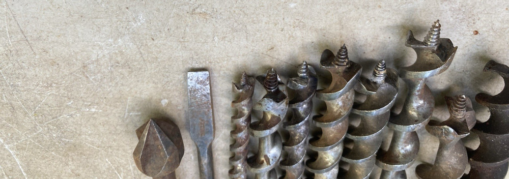 Vintage Sears Bit Brace & 10 Bits