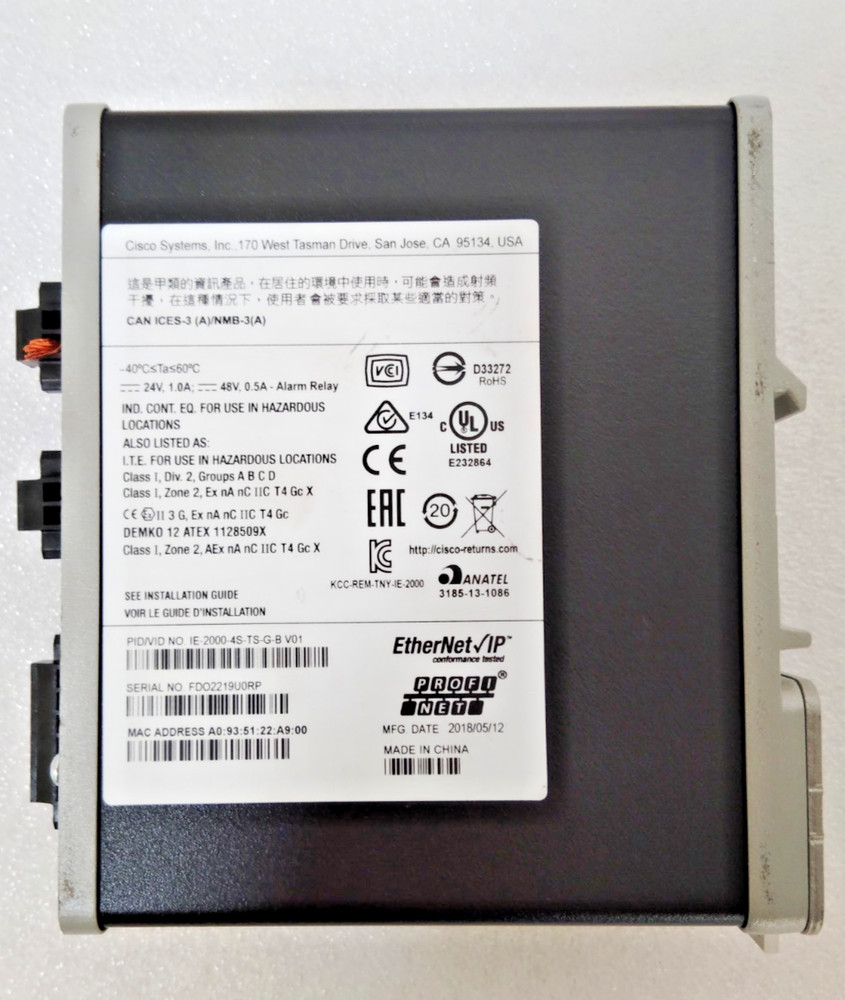 Cisco IP 2000 Ethernet Switch 4S-TS-G