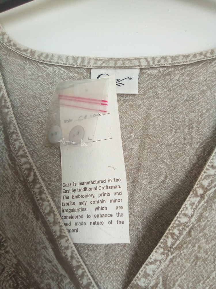 BNWT Stonewashed Trousers & Top With Embroidered Detailing Large Boho Hippy