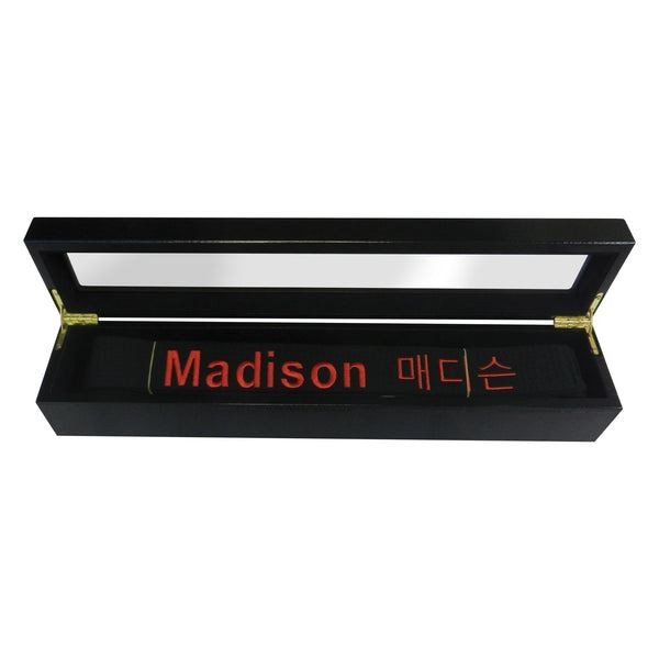 Belt Display Case martial arts karate Shadow box