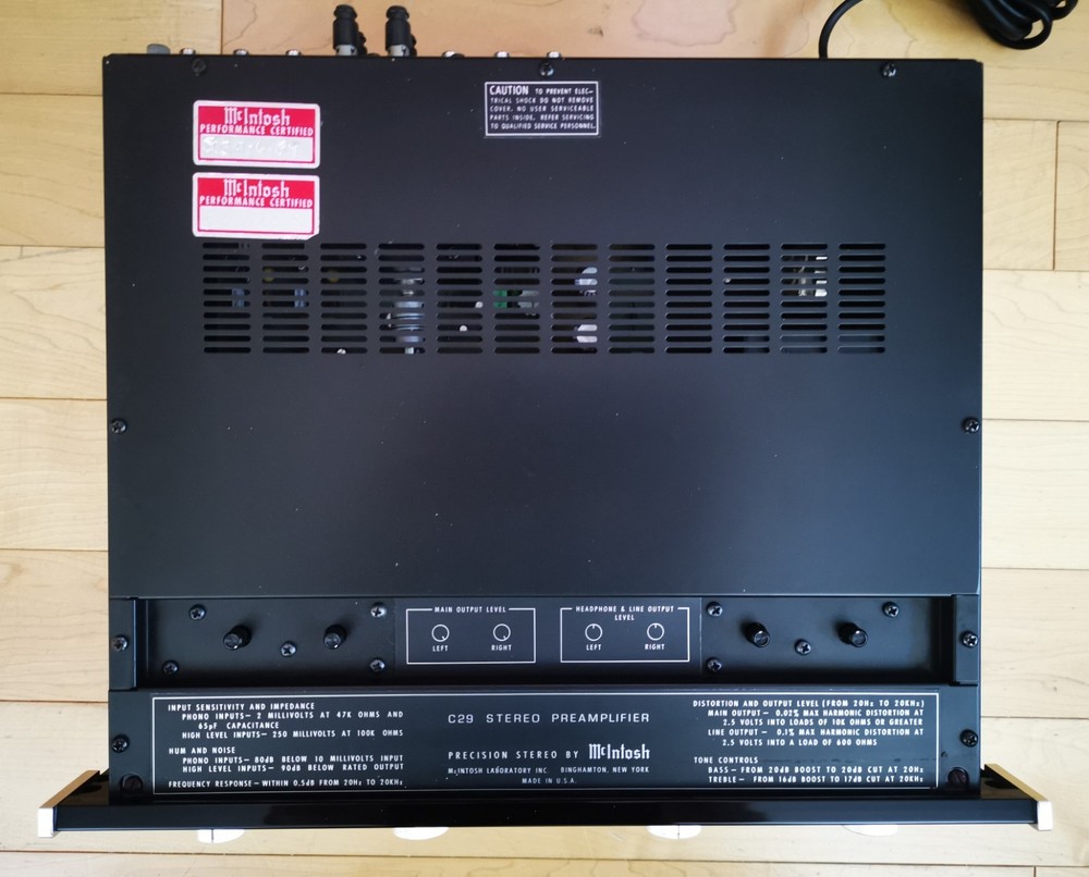 McIntosh C29 Solid State Stereo Preamplifier (Serviced & Recapped)