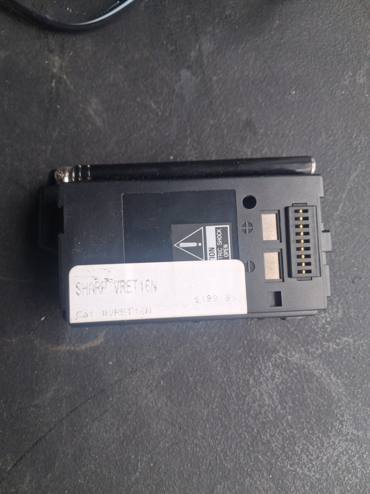 Sharp Video Camcorder Untested with Remote and Battery