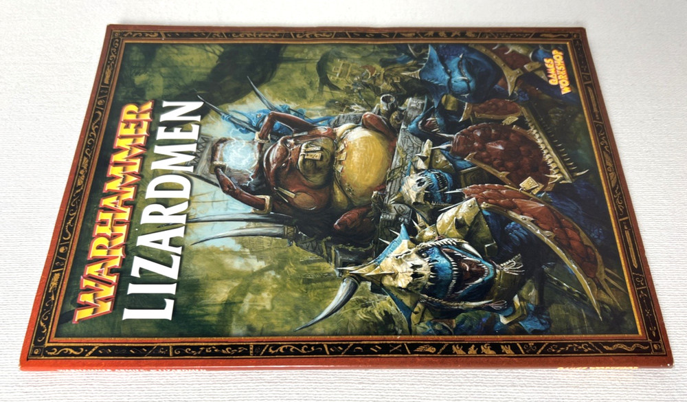 GAMES WORKSHOP: WARHAMMER LIZARDMEN, Rulebook Supplement Codex, 2003