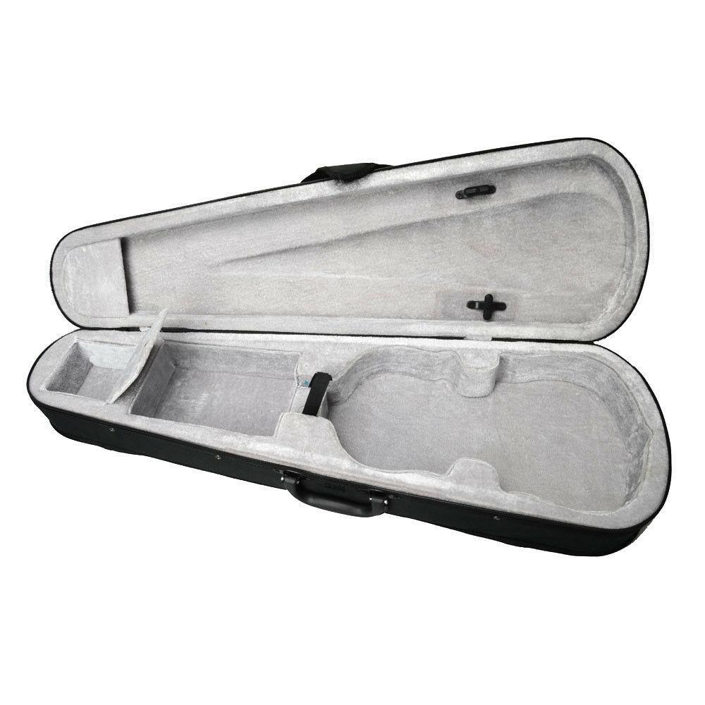 Durable Cloth Fluff Triangle Shape Case with Silver Gray Lining for 4/4 Size