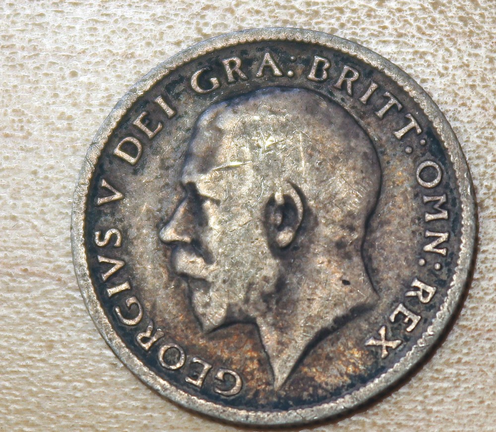 1911 Great Britain 6 Pence Silver