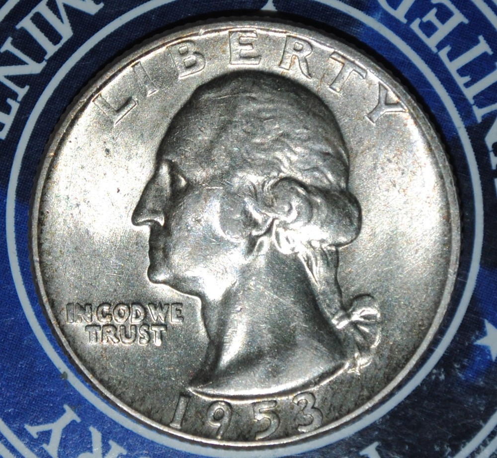 1953 D Washington Quarter {{{4892