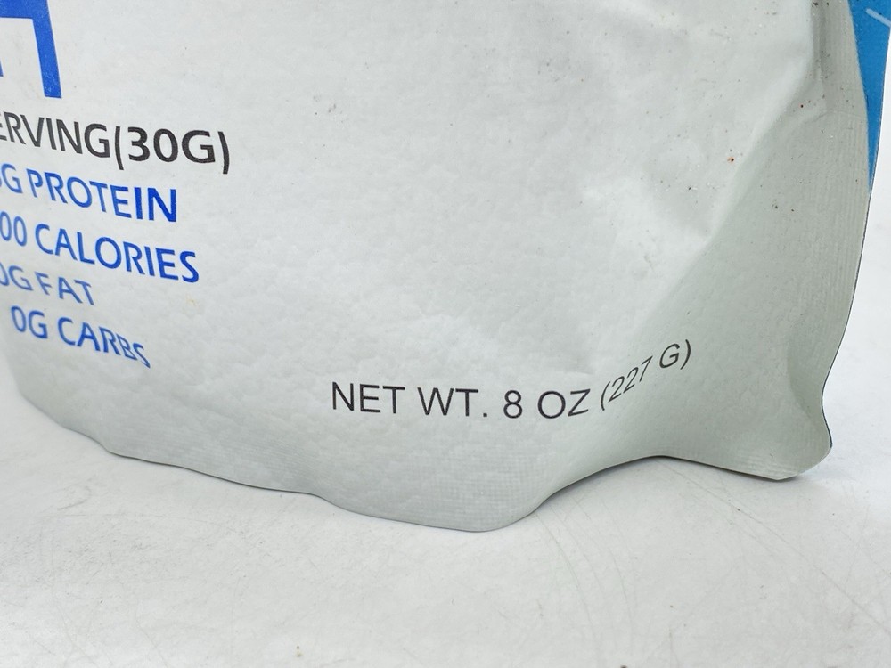 Egg White Protein Powder Pasteurized No Additives, High Protein, 8 oz. Bag