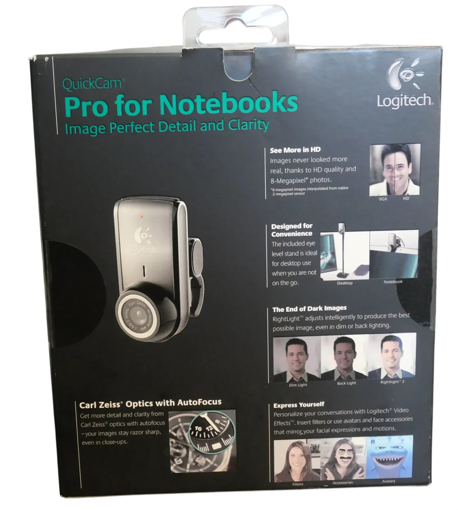 Logitech Quick Cam Pro for Notebooks - Free shipping