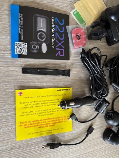 Nextbase 222XR Dash Cam Front and Rear Bundle - only 1 left!
