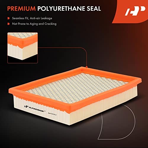 2-PC Engine & Cabin Air Filter with Activated Carbon Compatible with