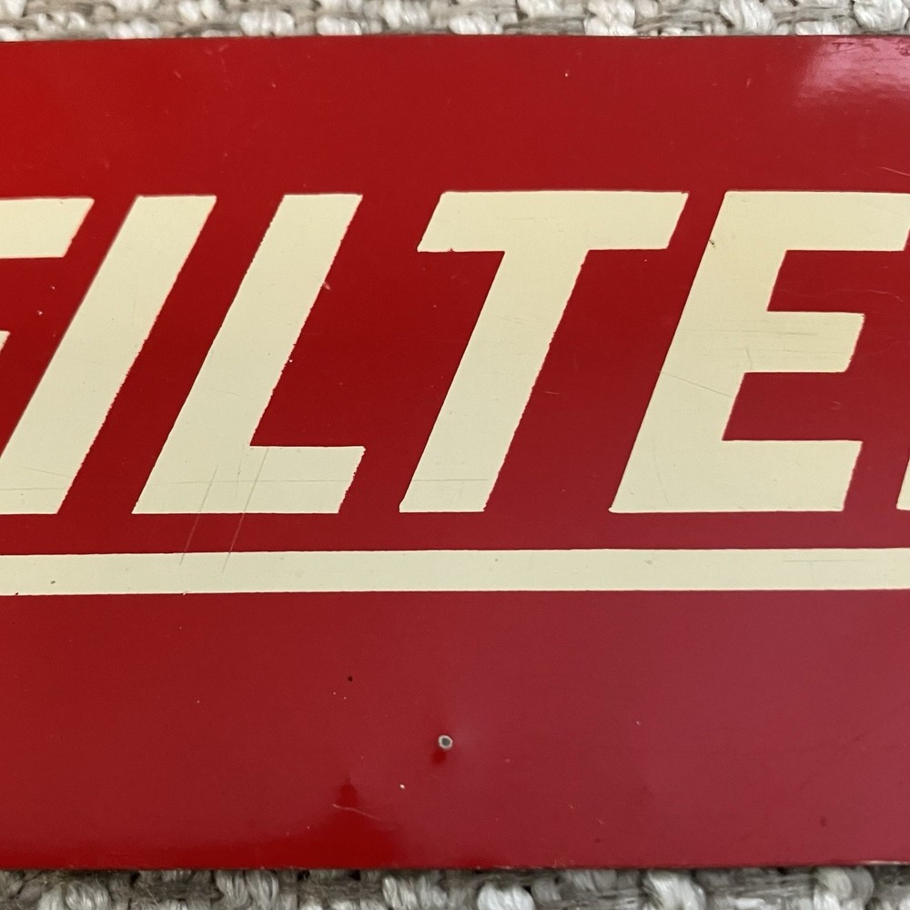 Antique L&M Filters Sign