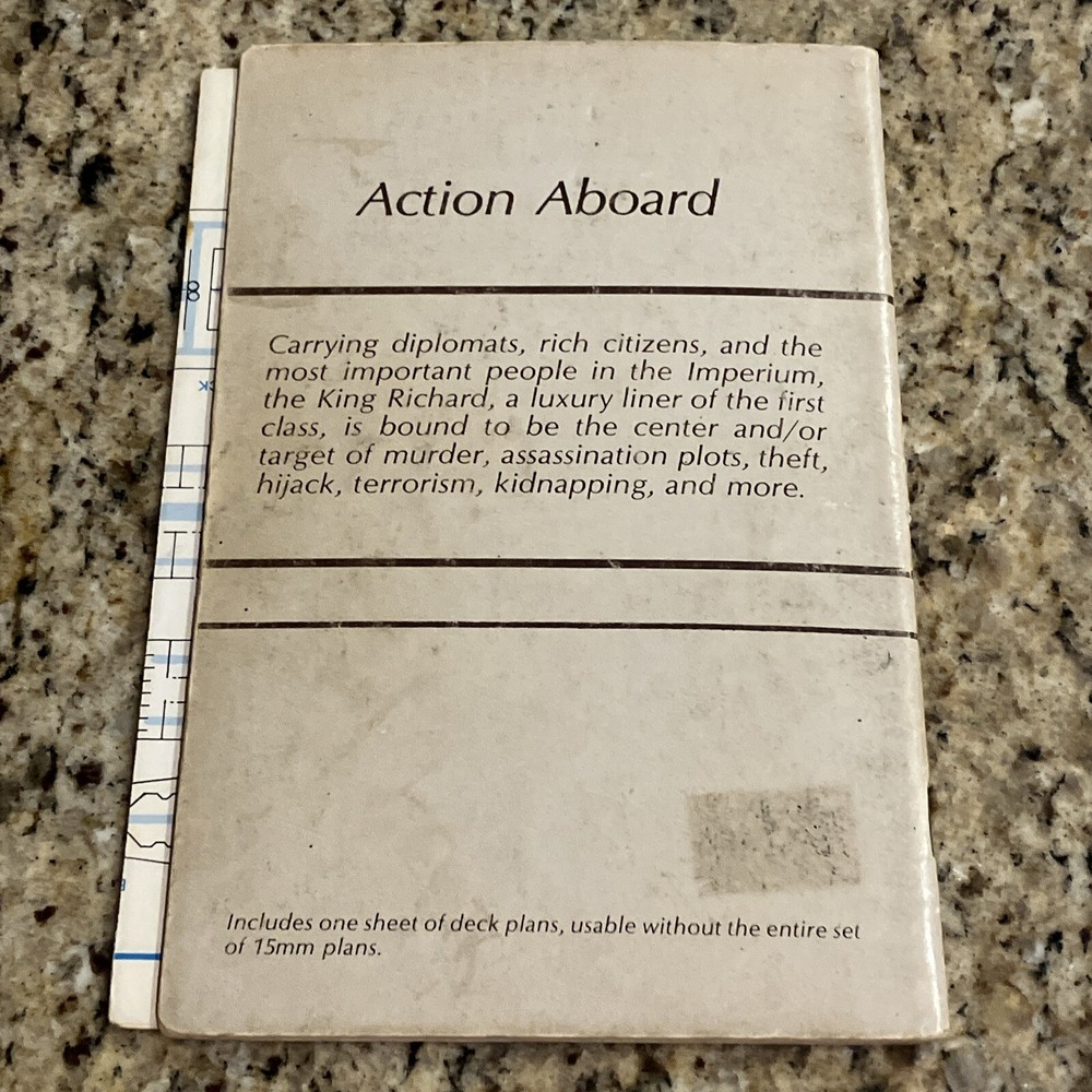 Action Aboard (FASA Traveller) - worn w/ deckplans