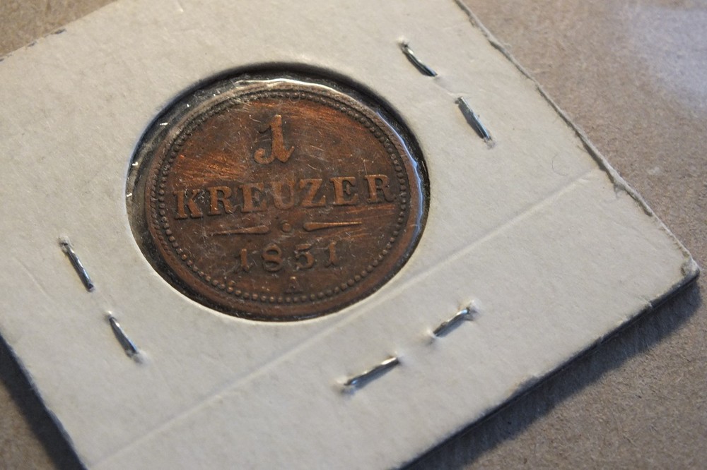 1851 Austria 1 Kr.
