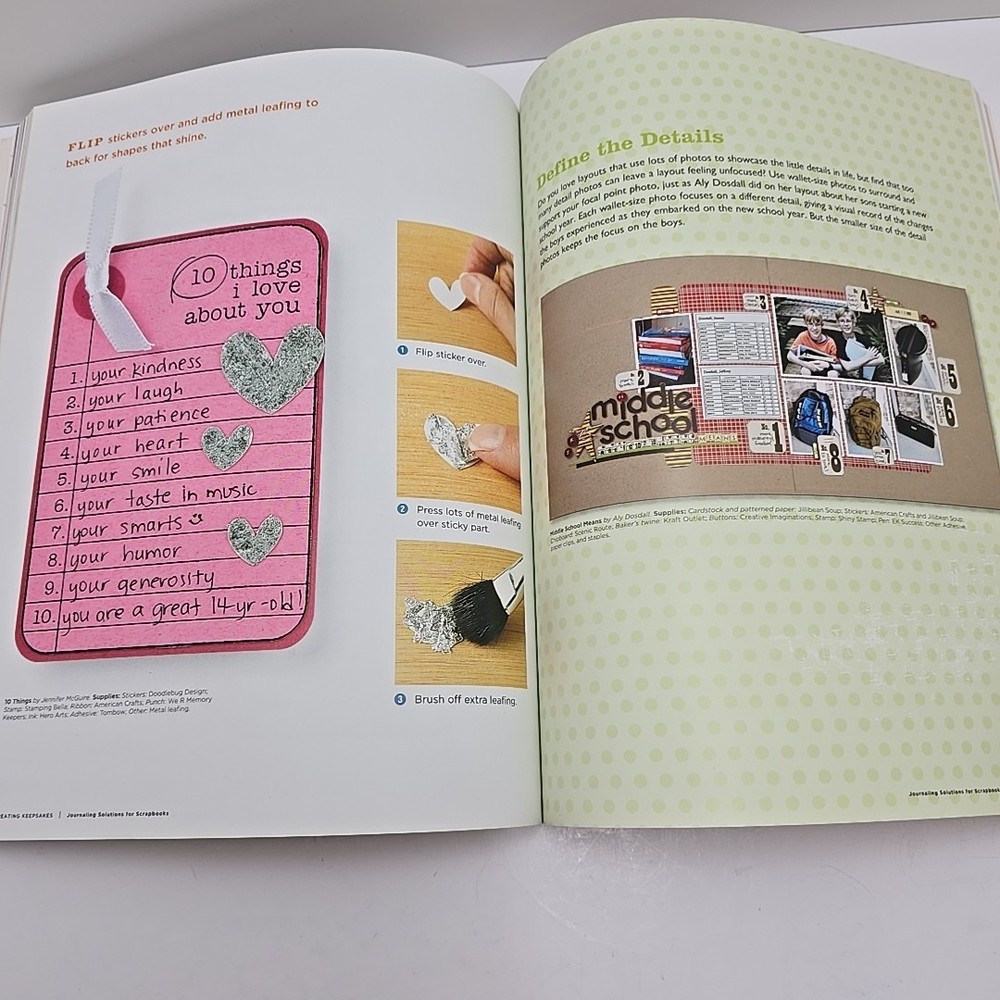 Journaling Solutions for Scrapbooks - 2011 - Creating Keepsakes - Scrapbooking
