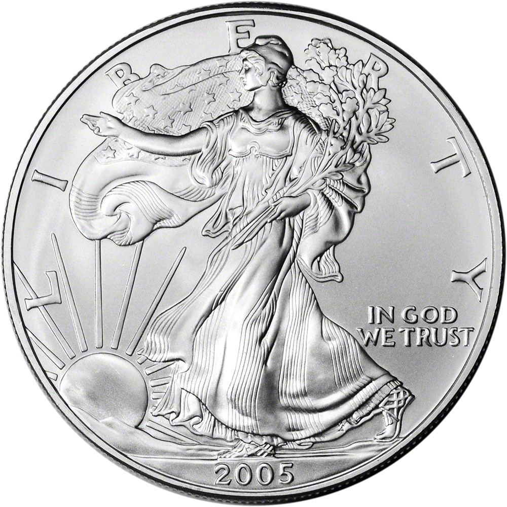 2005 American Silver Eagle Coin - NGC MS69