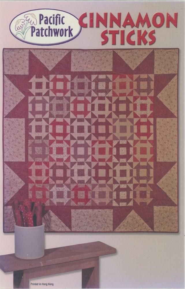 Pacific Patchwork Cinnamon Sticks Fat Quarter Pieced Quilt Pattern