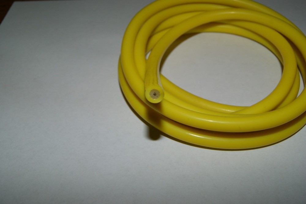 7mm COPPER SPARK PLUG WIRE ignition sold YELLOW 10FT