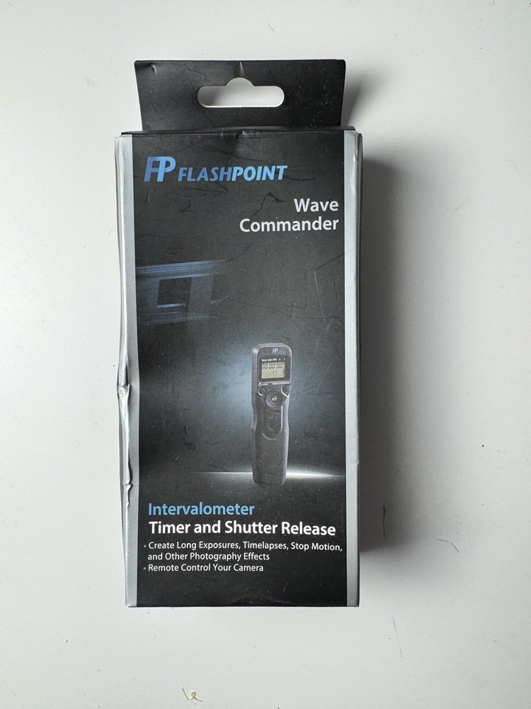 Flashpoint Wave Commander Intervalometer Timer and Shutter Release