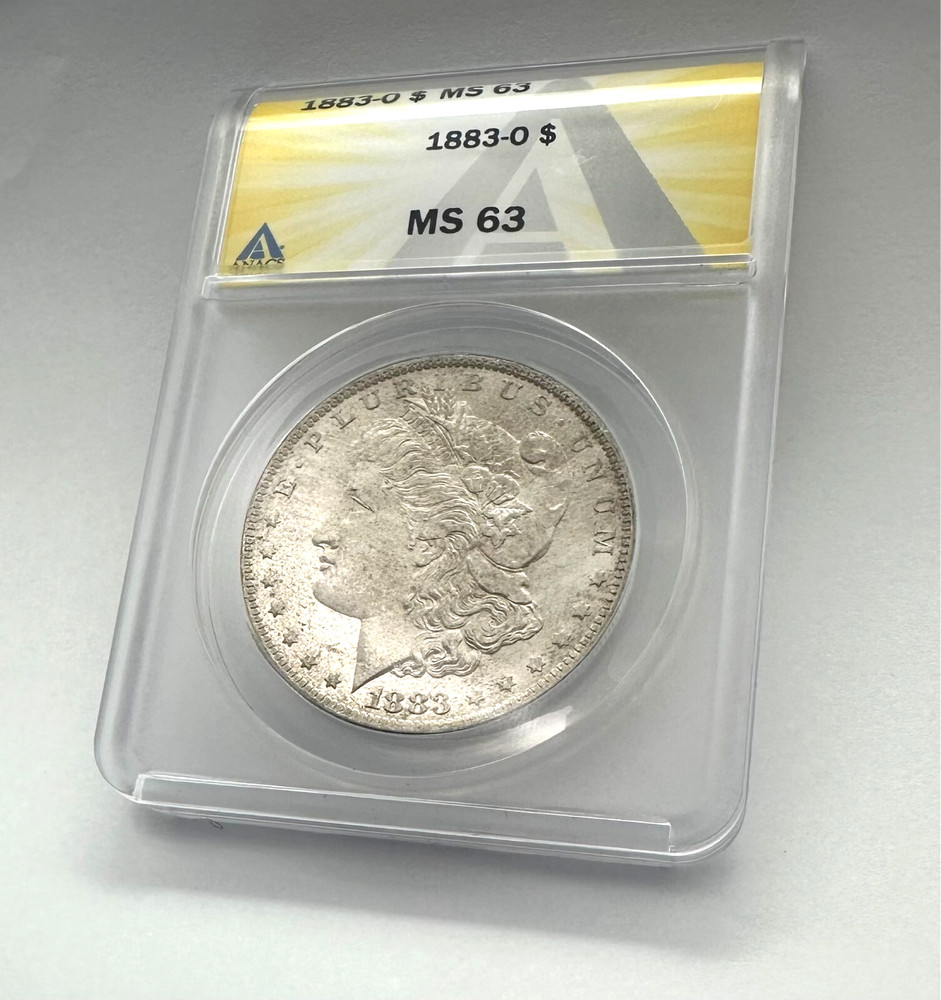 1883-O Morgan Dollar MS63 ANACS