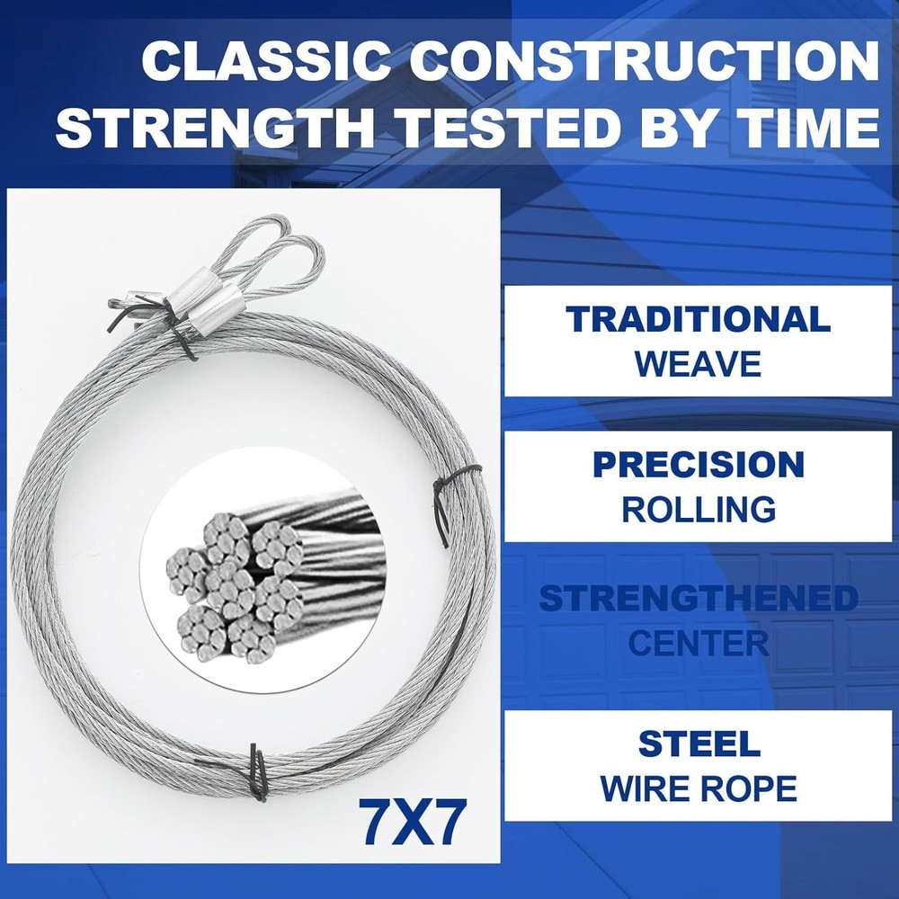 Durable Garage Door Torsion Spring Kit with Rust-Proof Components for Longevity