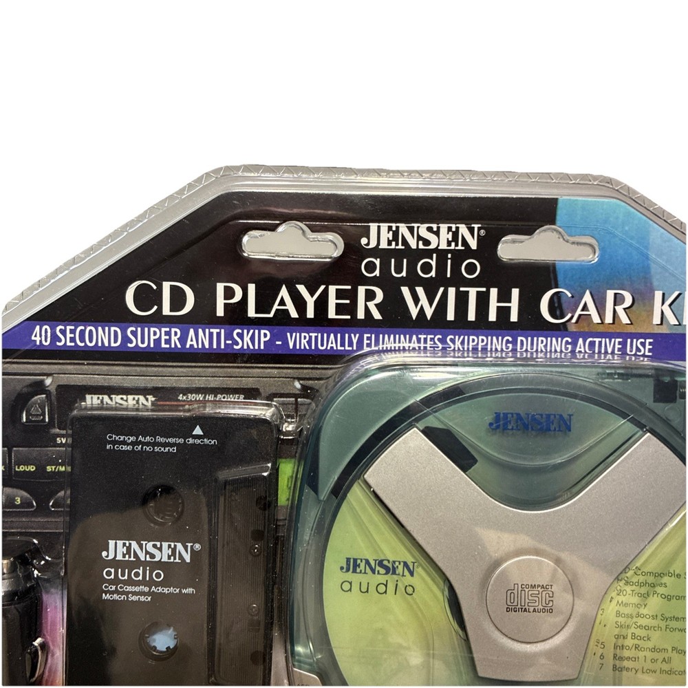 Vintage Jensen Personal CD Player W Programmable Memory Model CD-300cka.