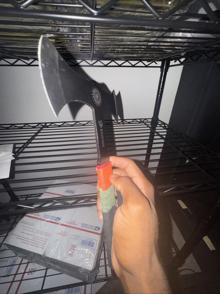 NedFoss Throwing Axes / Tomahawks, TPR Rubber Handle