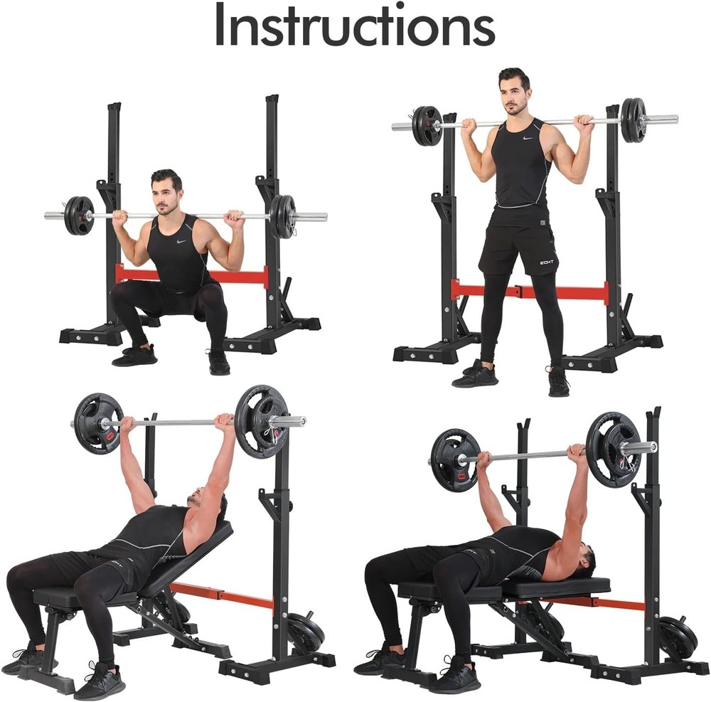 Multi-Functional Weight Rack for Home Gym