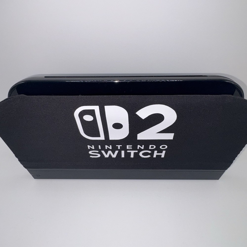 Nintendo Switch 2 Dock Cover Screen Protector Decor Sleeve Dock Sock Black White