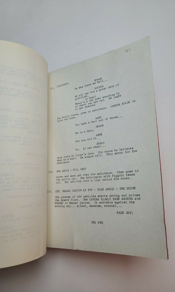 NIGHTWING / Steve Shagan 1978 Screenplay, Nick Mancuso killer bats plague Horror