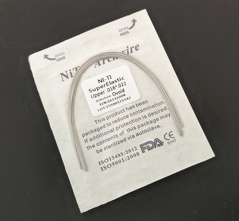 10pcs/Pack Dental Orthodontic Super Elastic Niti Arch Wire Rectangular Nature